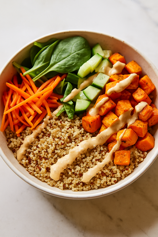 Roasted Sweet Potato with Quinoa