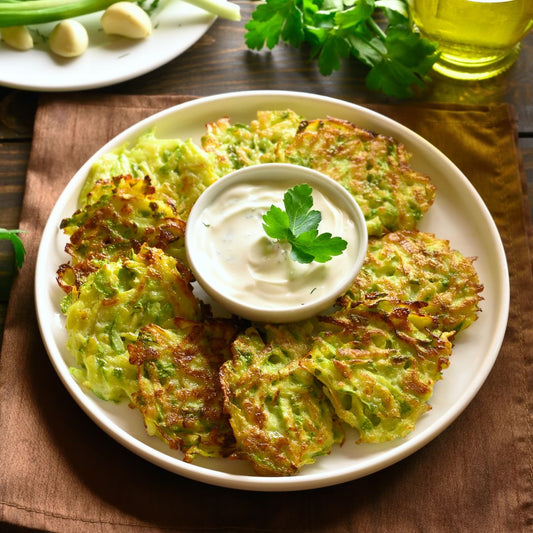 Summer Corn & Zucchini Fritters
