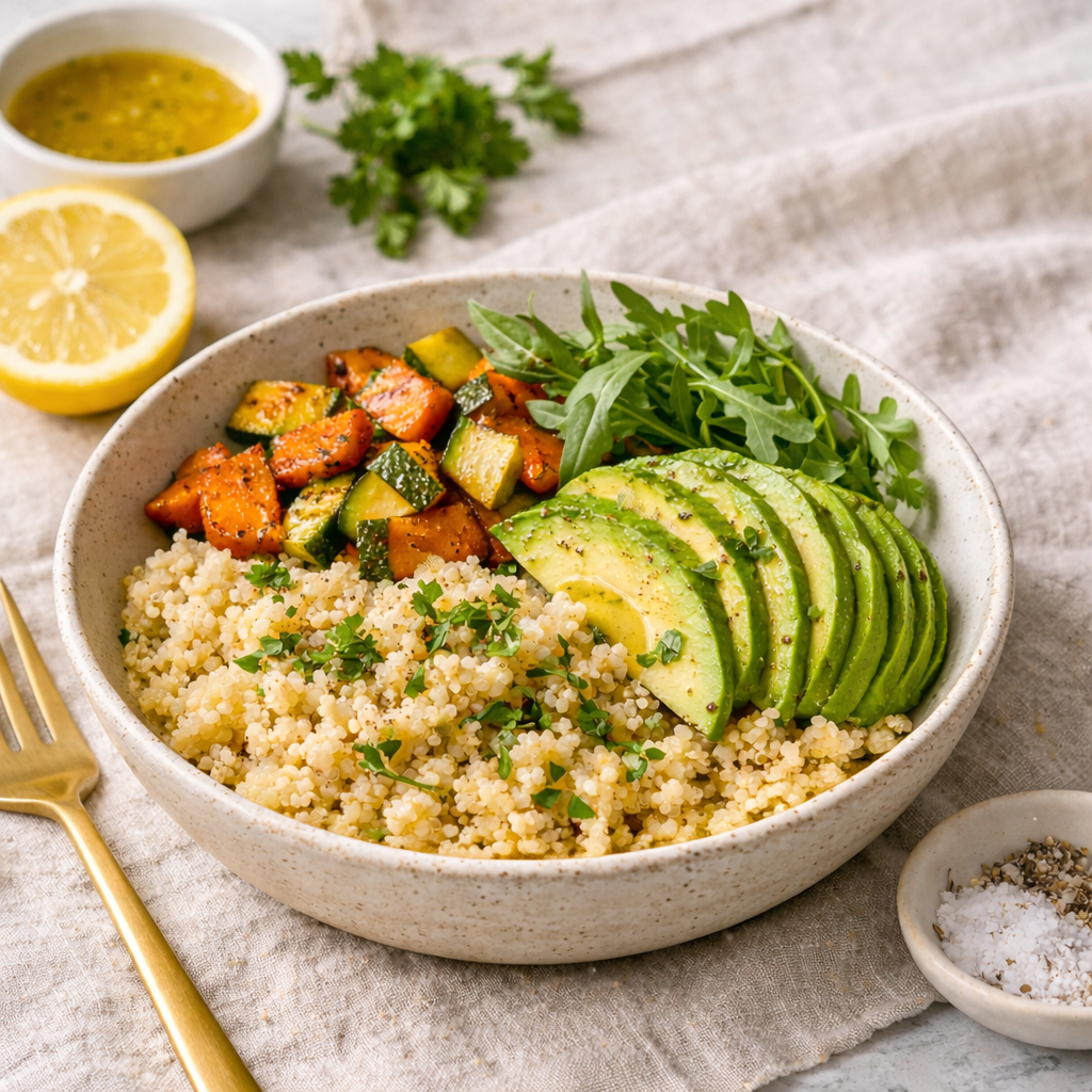 Lemon Herb Quinoa Bowl